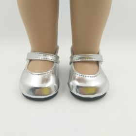 American Girl Doll Shoes American Girl Doll Shoes American Girl Doll Shoes (Color: Silver)