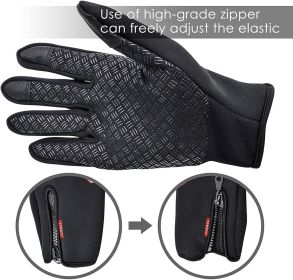 Cozy Season Gloves, Cozy Season Co Thermal Gloves, Stylish Fleece Lined Warm Winter Gloves For Cold Weather (Option: Black-XL)