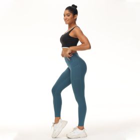Adding Velvet In Winter Pocket Ankle Pants (Option: Hidden color-S)
