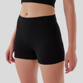 No Need To Wear Underwear Sports Shorts (Option: Black-M)